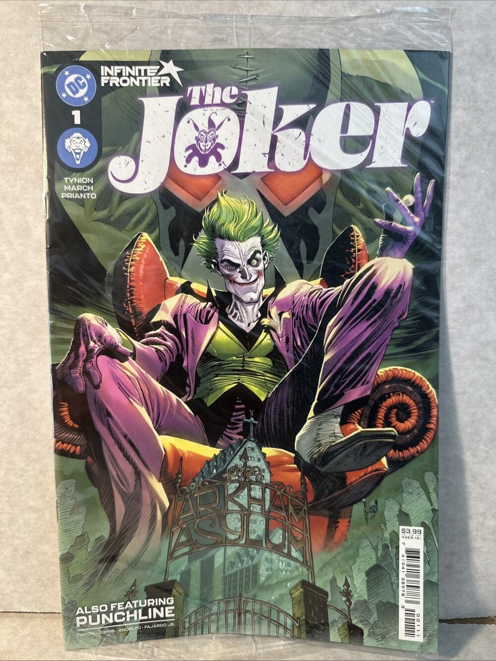 DC Comics The Joker #1 Comic Book Featuring Joker & Punchline M8